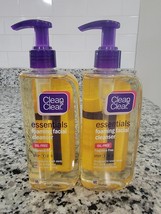 2 Pack Clean &amp; Clear Essentials Foaming Facial Cleanser OIL FREE 8 oz each - £33.29 GBP