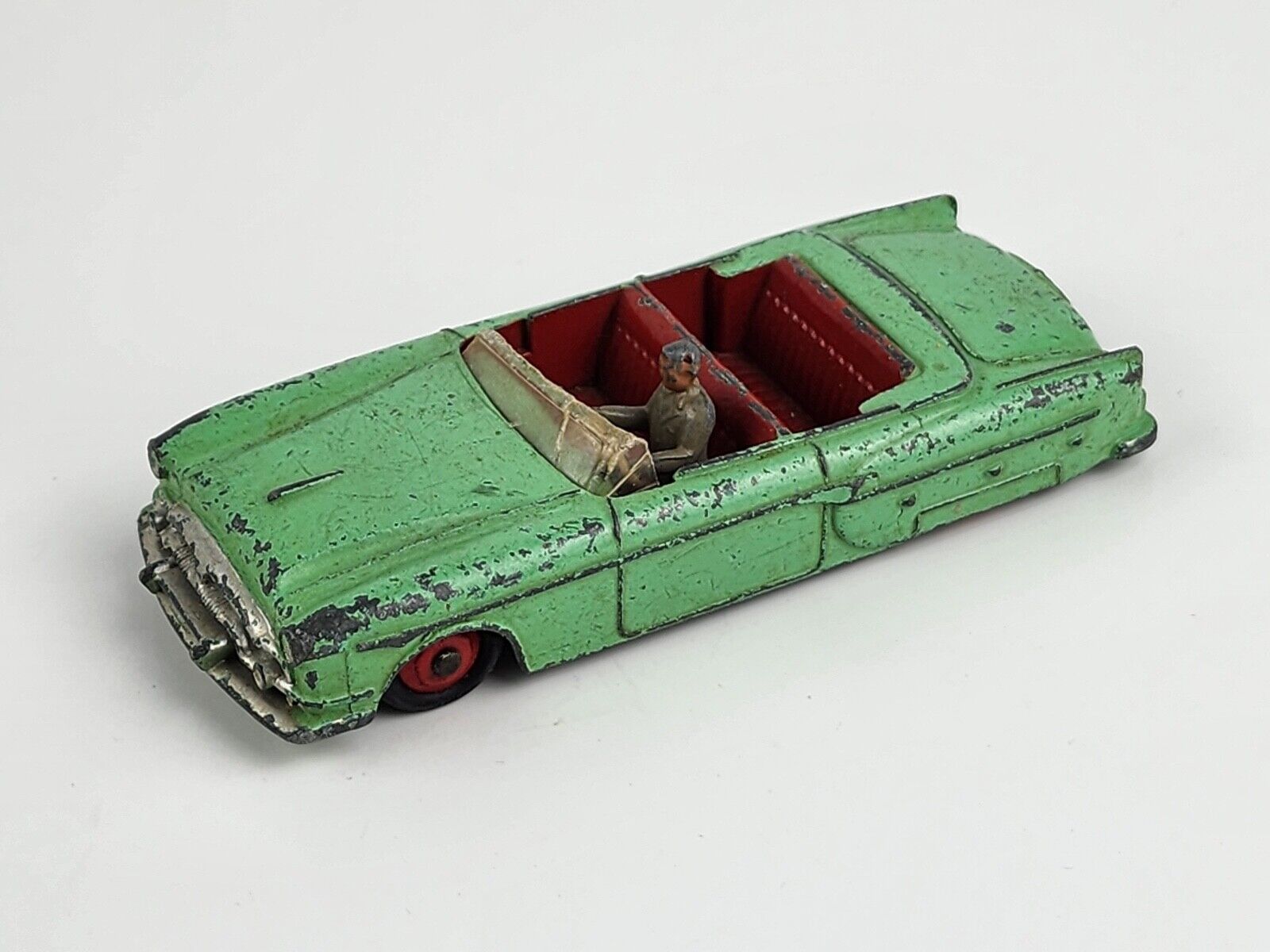 Primary image for Vintage Dinky Toys England 132 Package Green Convertible Die cast car w/ driver