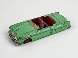 Vintage Dinky Toys England 132 Package Green Convertible Die cast car w/ driver - $21.37