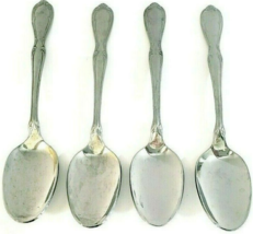 Rogers Cutlery Soup Spoons 7&quot; Victorian Manor USA Set of 4 Stainless - £11.81 GBP