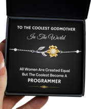 Bracelet Present For Programmer Godmother - Jewelry Sunflower Bracelet Gifts  - £39.55 GBP