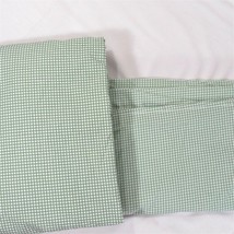 Ralph Lauren LRL Gingham Thyme Green 2-PC Twin Flat and Fitted Sheet Set - £37.37 GBP