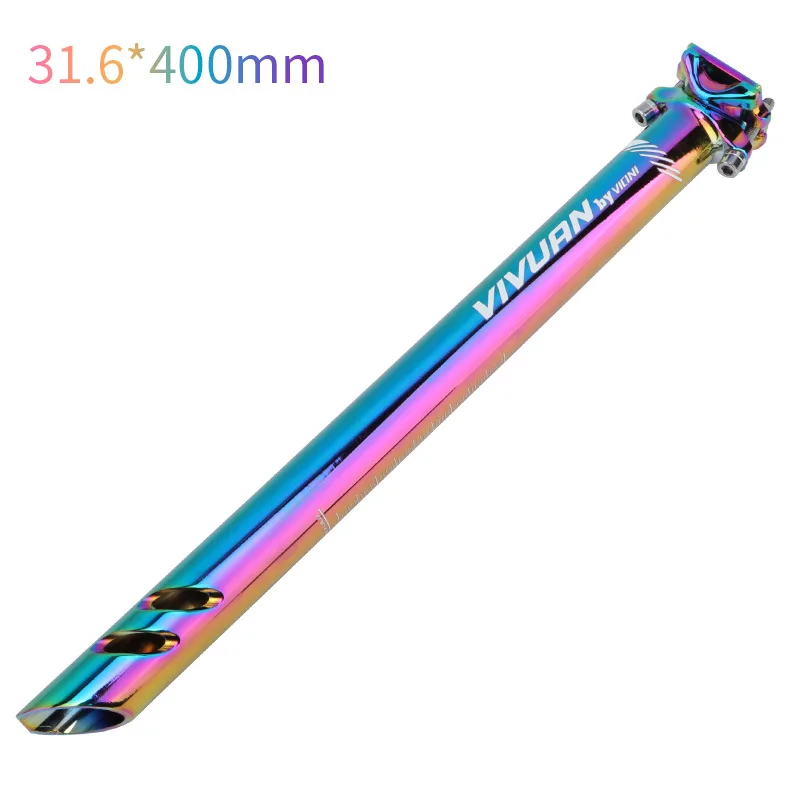 MTB Bicycle Handlebar Colorful Set Flat Rise Handlebar +Stem +Seatpost Mountain  - $133.25