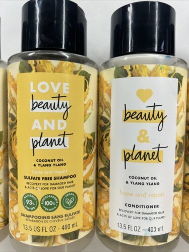 (2) Love Beauty And Planet HOPE &amp; REPAIR Shampoo &amp; Conditioner Set-13.5oz. - $9.97