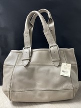 Cole Haan Platinum Village Unit Pebbled Leather Tote Bag With Dust Bag M... - $79.19