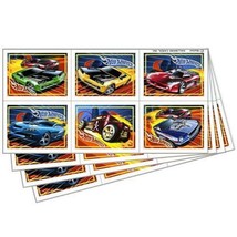 Hot Wheels High Speed Favor Stickers Birthday Party Favors 24 Per Packag... - £2.19 GBP