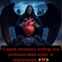 Azrael Angel of Endings Potent Relationship Separation/Break Up/Divorce ... - $57.25