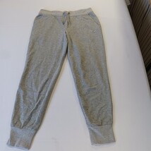 FILA Women's M Gray Athletic Drawstring Cotton Blend Jogger Sweatpants (31×28) image 13