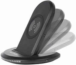 15W Fast Wireless Charger Folding Stand 2-Coils Charging Pad Slim - $403.03 MXN