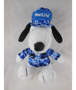 SNOOPY  METLIFE  2011  SOLDIER  BLUE  CAMOUFLAGE  CAMO 6&quot;  PLUSH - $6.77 CAD