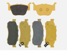 Front &amp; Rear Ceramic Disc Brake Pads For 2014-2021 Honda Pioneer 500 700... - $45.18 CAD