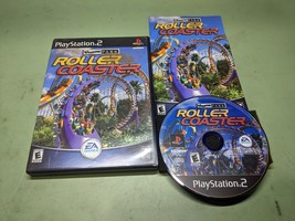 Theme Park Roller Coaster Sony PlayStation 2 Complete in Box - £4.49 GBP