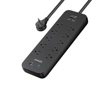 Power Strip Surge Protector(2100J),Anker 6Ft/1.8m Extension Cord with 10 Outlets - £41.75 GBP