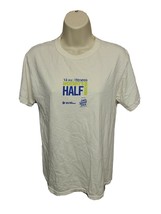 2010 NYRR More Fitness Half Marathon Central Park NYC Womens Medium Whit... - $334.55 MXN