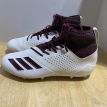 Adidas Adizero Men 12.5 5 Star 7.0 SK Football Cleats White/Burgundy DA9565 - $34.65
