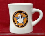The Dripolator Coffeehouse Diner Tan Logo Heavy Stoneware 8oz Coffee Mug... - $14.36
