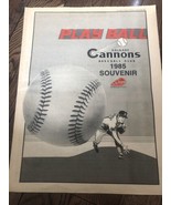 Calgary Cannons Souvenir Newspaper 1985 Baseball Darnell Coles Paul Mira... - $16.99