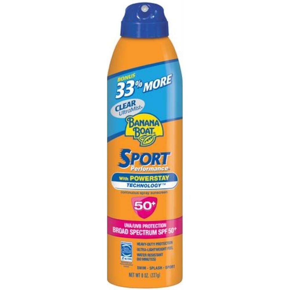 Banana Boat SPF50 Sport Performance 8 Oz Spray Sunscreen w/ Powerstay Technology - $9.99