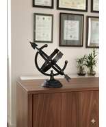 Armillary Sundial Cast Aluminum Polished Brass Aluminum Armillary Sundial, - $5,549.90 MXN