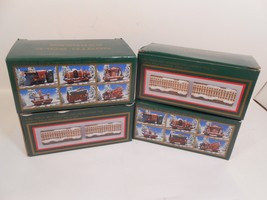 Lot of 4 North Pole Express Track set of 2 Christmas Train display - £14.66 GBP