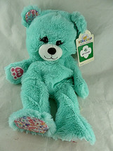 Build a Bear Girl Scout Teddy Thin Mints Cookie Plush 16&quot; mint green Unstuffed - £26.80 GBP