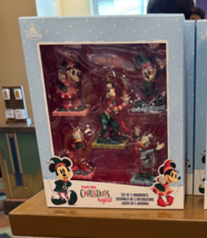 Disney Parks Mickey Mouse and Friends Figurine Ornament Set of 5 NEW