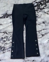 Woman’s Black Stretch Dress Pants INC. Size 12 Snap button embellishments - $21.77