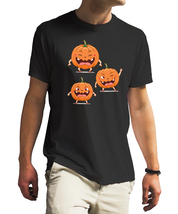 3 happy halloween Black T Shirt - £18.07 GBP
