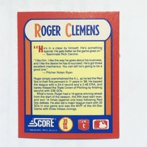 Roger Clemens 1990 Score #35 MVPs Magic Motion 3D Hologram MLB Baseball Card - £0.78 GBP