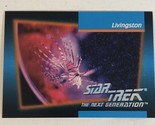 Star Trek Fifth Season Commemorative Trading Card #29 Livingston - $1.97