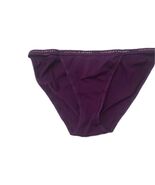 Y2K victoria secret string bikini panties medium purple cotton - $19.99