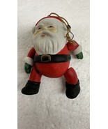 Santa Claus, Ornament, Christmas, Figurine, Posable, Ceramic  - €8,51 EUR