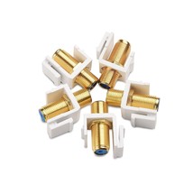 Cable Matters 5 Pack RG6 Keystone Jack Insert, Coaxial Keystone Jack Insert Ge - $19.99