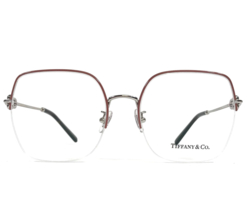 Tiffany &amp; Co. Eyeglasses Frames TF1153-D 6192 Pink on Silver Oversized 56-19-140 - £122.16 GBP