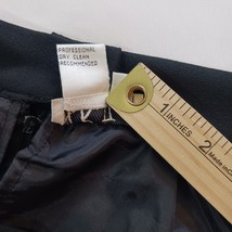 J.R. II Ltd Back Zipper Women's Black Polyester Skirt Size 16W Measured Waist 37 image 4
