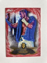 2015 Topps WWE Undisputed NXT Prospects Red Tyler Breeze #NXT12 Rookie RC - £1.33 GBP