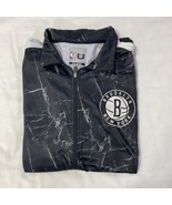 NY Brooklyn Jacket Nets Basketball Mens Sz XXL Full Zip Unk NBA Warm Up ... - $12.88