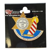 Vtg 90s California State Sheriffs&#39; Association CSSA 104th Conference Lapel Pin - £7.43 GBP