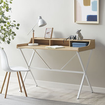 Laurel Computer Desk Natural - £200.92 GBP