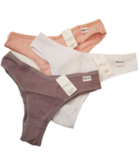 Finetoo Cotton Panties Womens Underwear Size L Low Rise V Waist 3 Pack B... - $9.92