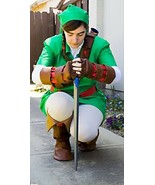 NEW Link Costume Ocarina of Time Zelda Cosplay Deluxe custom made 4 U in... - $301.51 CAD+