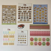 Hubman And Chubgirl Stickers Set Coffee Watermelon Bread Food - £20.30 GBP