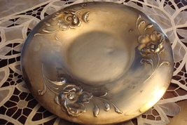 Compatible with Oneida Community Gala silverplate Round Tray Roses 12&quot; Diameter  - £30.06 GBP