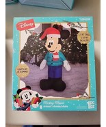 Disney Christmas Mickey Mouse 3.5&#39; Airblown Inflatable By Gemmy Yard Dec... - £36.75 GBP