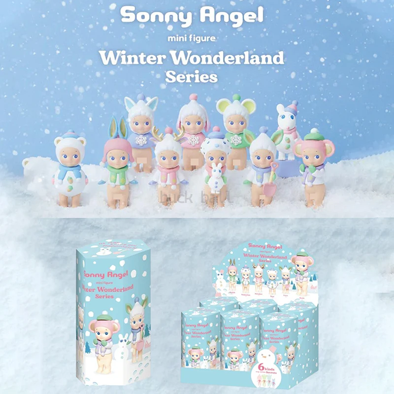 New Sonny Angel Winter Wonderland Blind Box Anime Figure Mini Boxes Surprised - £21.17 GBP+