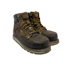 Keen Men&#39;s 6&quot; Cincinnati Composite Toe Work Boots 1023239D Brown Size 10D - £112.08 GBP