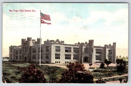 Postcard San Diego High School, San Diego, California c1911 - £5.55 GBP