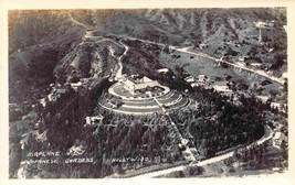Japanese Gardens Aerial View Hollywood California 1950s RPPC Real Photo postcard - £6.29 GBP