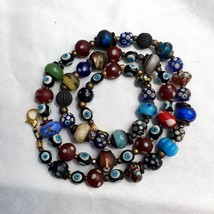 Vintage Perlen Sammlung Stinktier, böser Blick, mundgeblasene Glasperlen... - $64.21