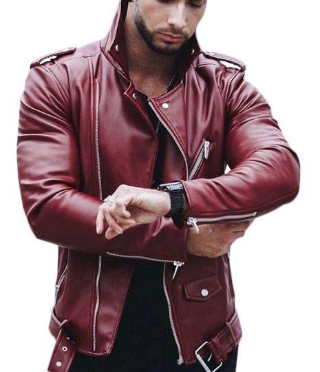 Handmade New Men's Latest Brando Leather Jacket, Leather Jacket 2019